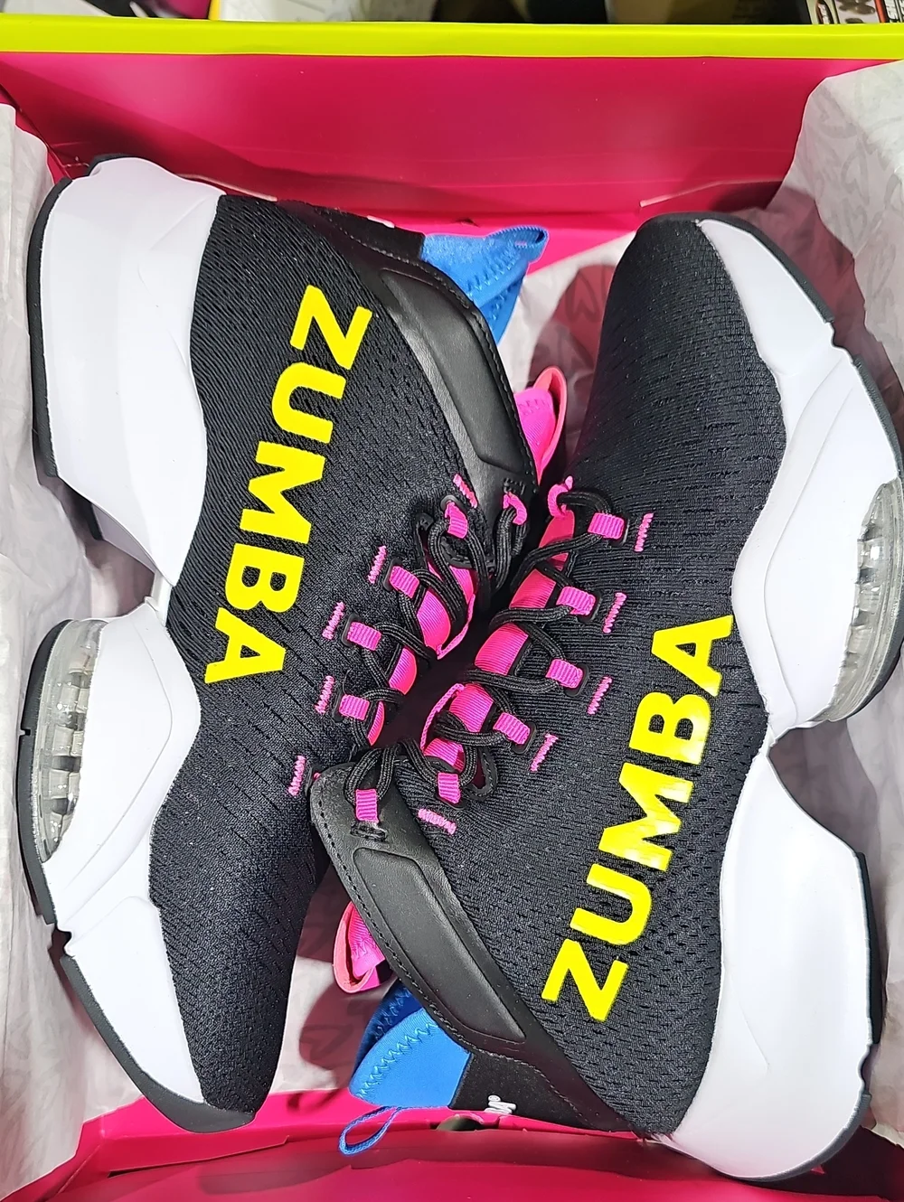Zumba Air Stomp Funk 2.0-Black-9.5-NEW